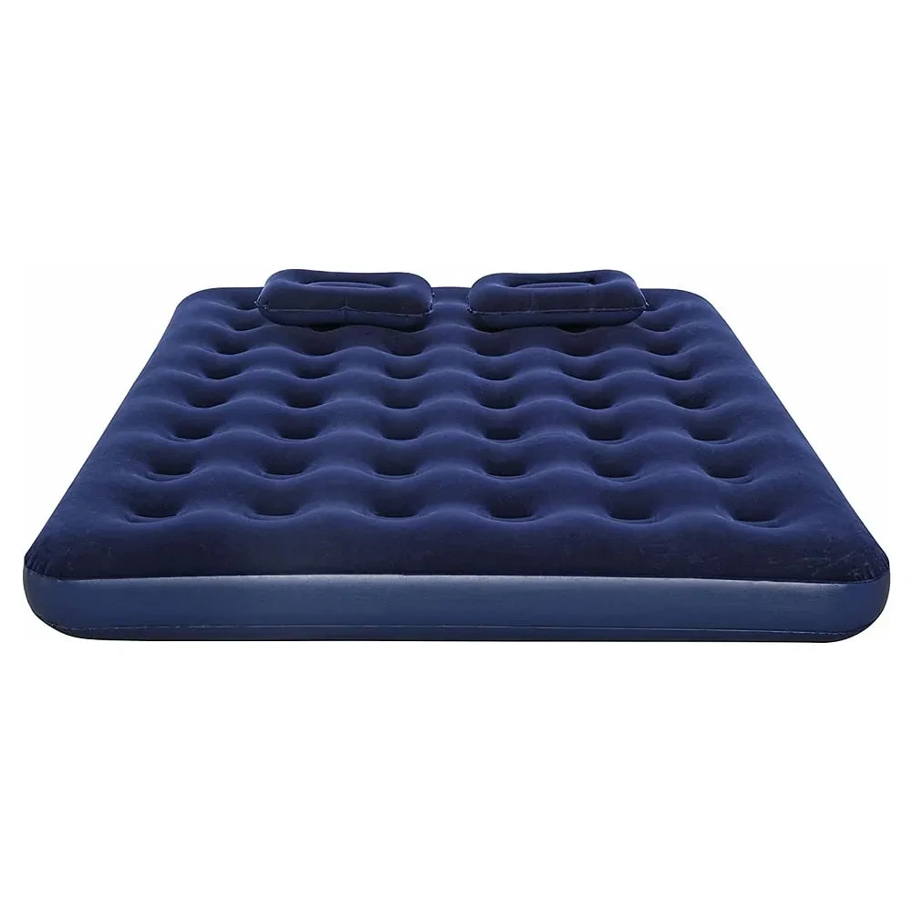 Bestway Inflatable Double Air Mattress With Pillo & Manual Air Pumper