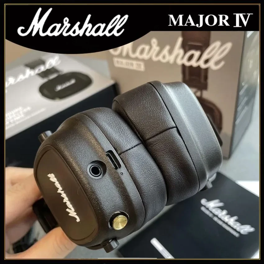 Marshall Major IV 4 Wireless Bluetooth Headphones Classic Earphones Deep Bass Foldable Pop Rock Retro Music Microphone Headset Master Copy
