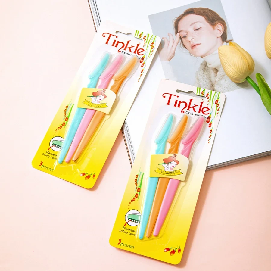 Tinkle Eyebrow Razors for Women 3pcs Set