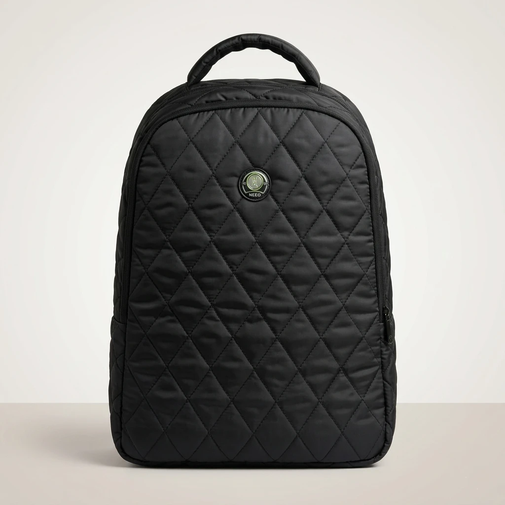 Givova Holland Quilted Padded Backpack Givova Unisex Multipocket Waterproof Black Backpack