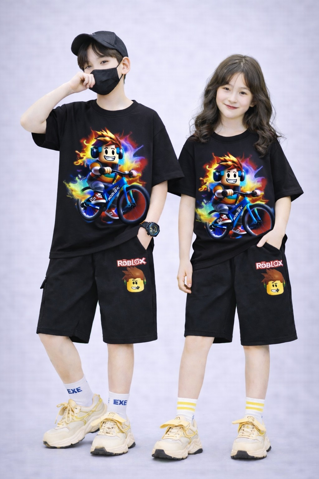 Drop Shoulder Baby TShirt and Pant Set