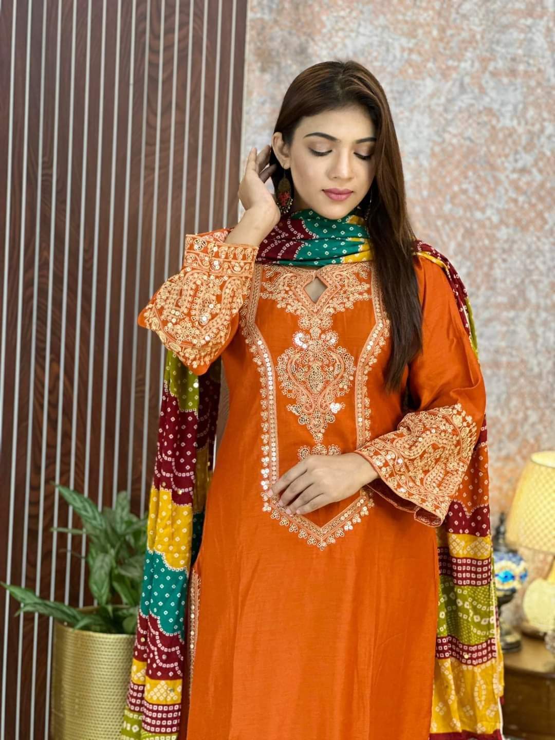 Linen Sequence Three Piece