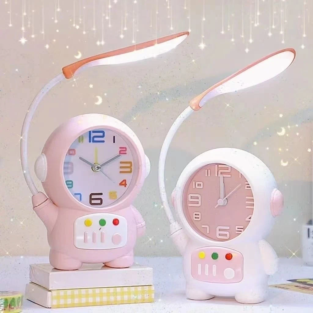 Astronaut Desk Lamp with Alarm Clock