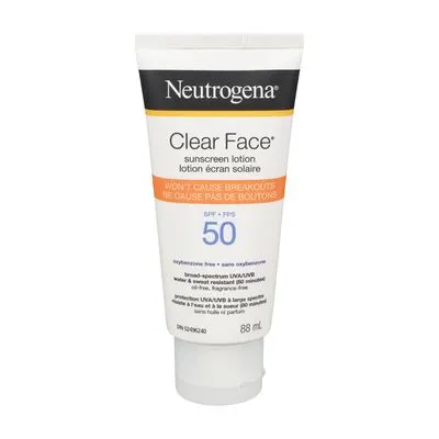 Neutrogena Clear Face Sunscreen SPF 50 - 88ml