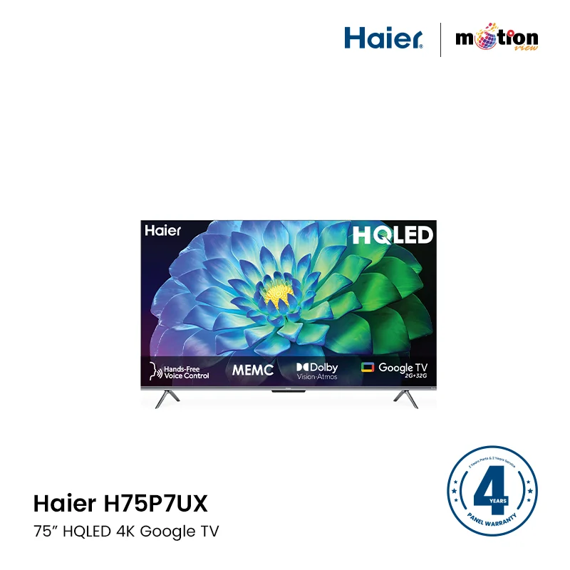 Haier H75P7UX 75 Inch HQLED-4K Google TV