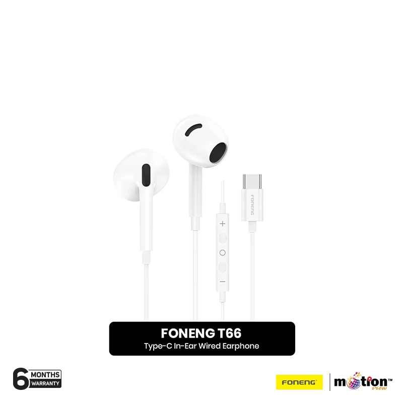FONENG T66 Type-C In-Ear Wired Earphone