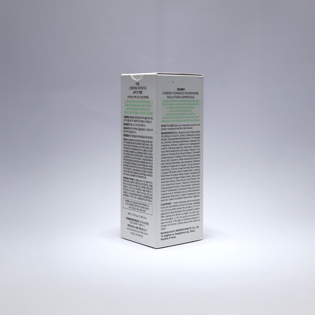 Dabo Green Tomato Poremide Solution Ampoule 80 ml