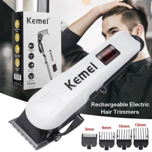 Kemei KM-809A Rechargeable Professional Electric Hair Clipper Electric Hair Trimmer , Razor Runtime: 120 min Trimmer