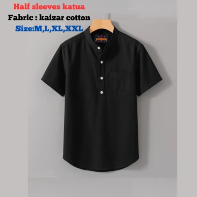 kaizar cotton Half sleeves katua For Men's