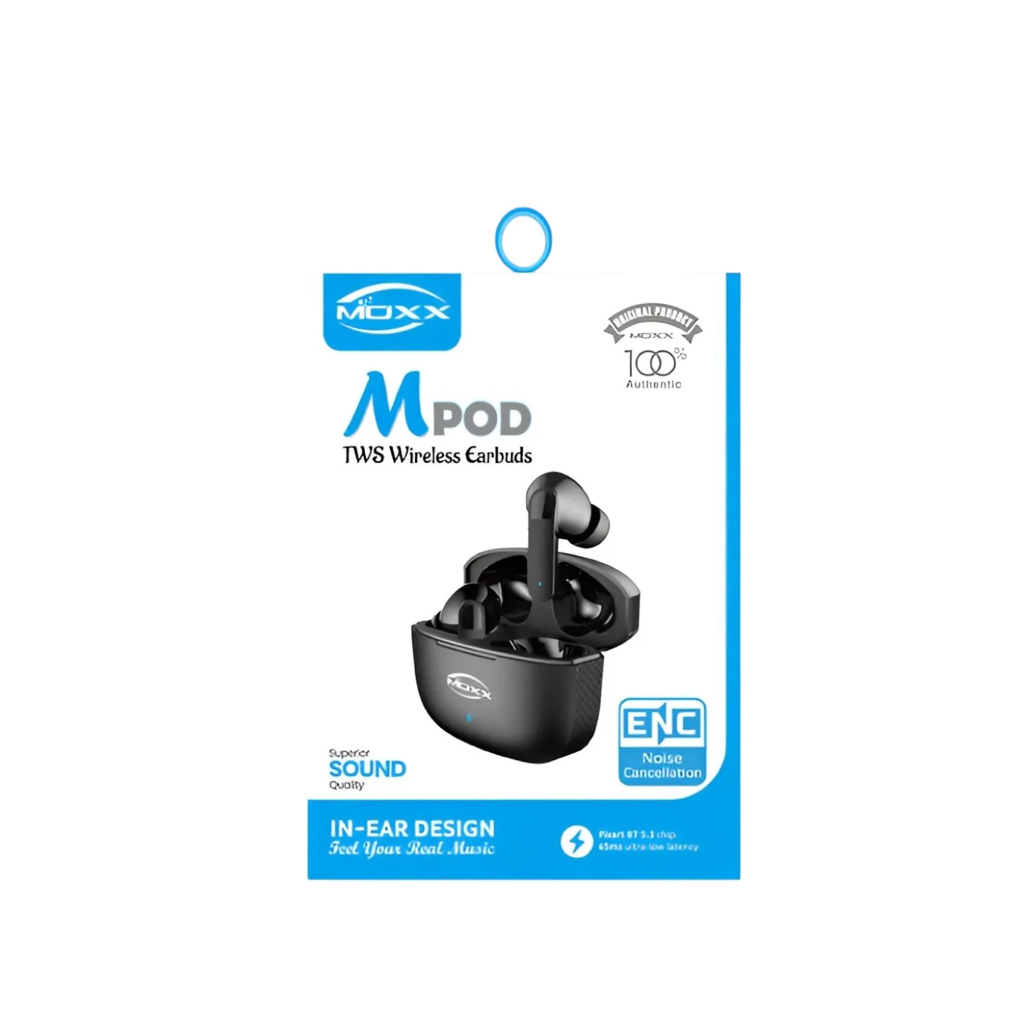 Moxx Mpod True Wireless Earbuds – White