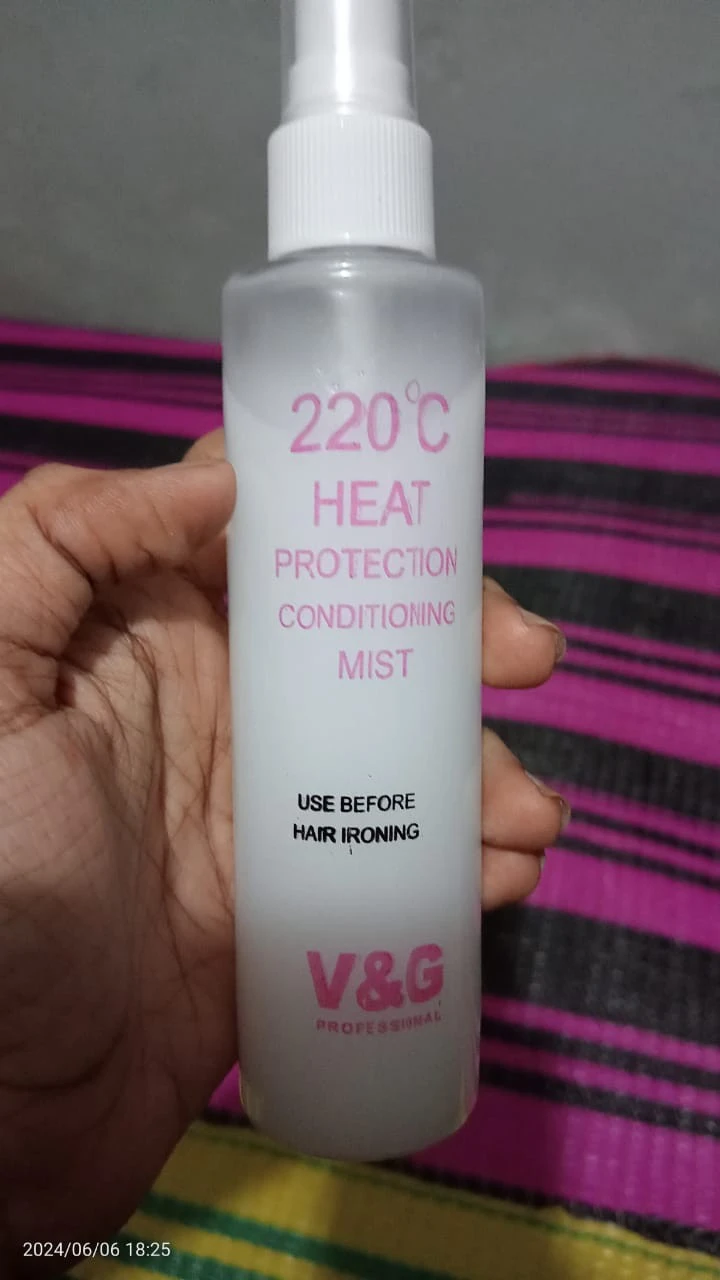 V&G 220°C Heat Protection Conditioning Mist 100ml - Keep Your Hair Protected and Beautiful