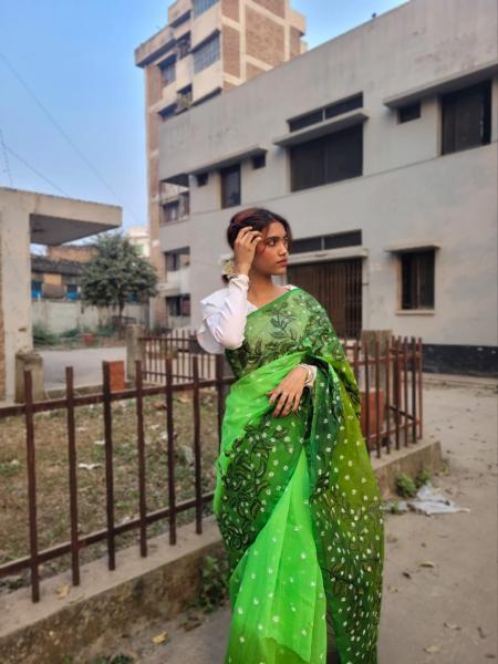 Exclusive Handloom Half Silk Saree – Dropupseller Signature Collection