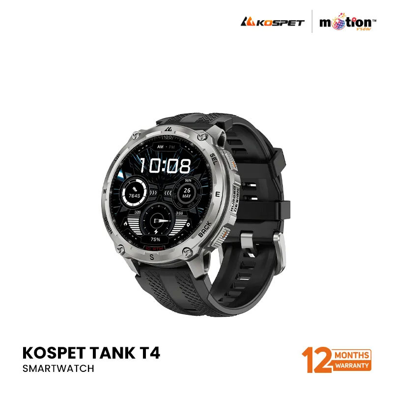 KOSPET TANK T4 Smartwatch with 10 ATM