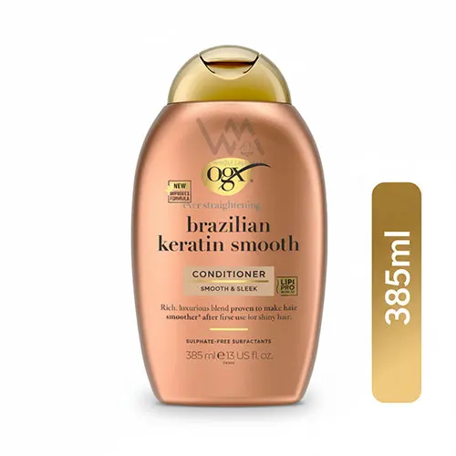 OGX Brazilian Keratin Smooth Conditioner 385ml