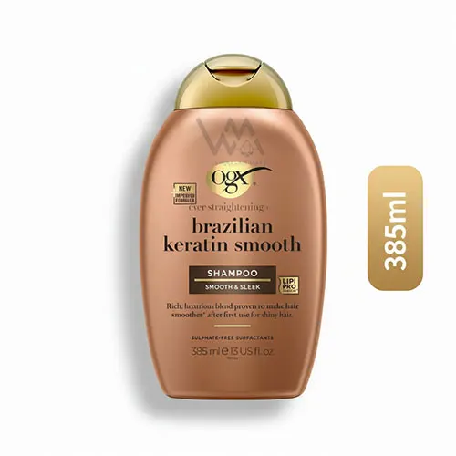 OGX Brazilian Keratin Smooth Shampoo 385ml