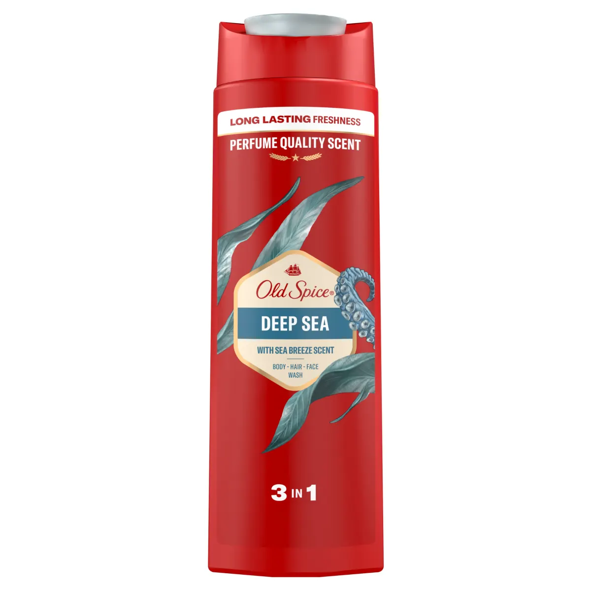 Old Spice Deep Sea 3in1 Body-Hair-Face Wash For Men 400ml
