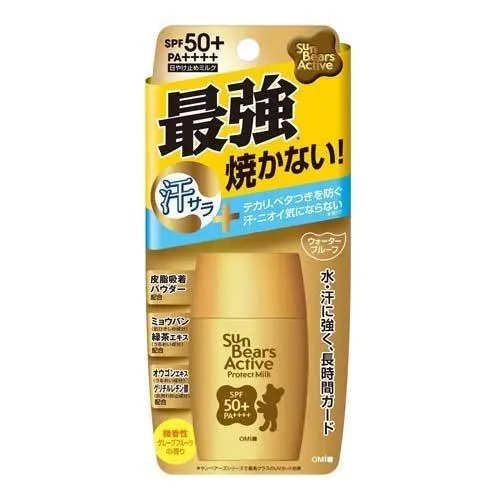Omi Brotherhood Sun Bears Active Protect Milk Sunscreen SPF 50+ PA++++ 30g