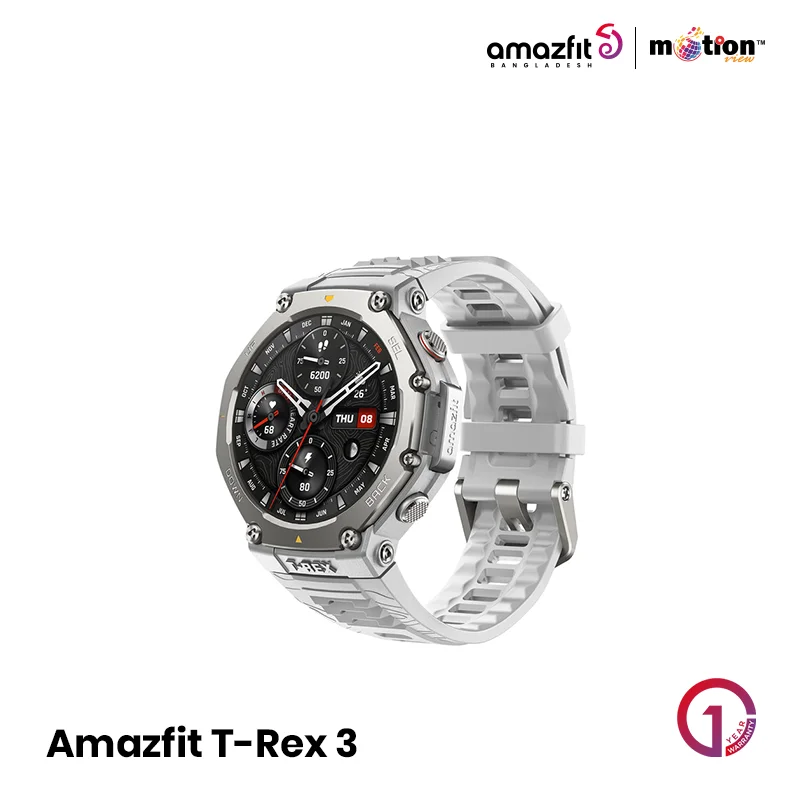Amazfit T-Rex 3 Rugged Smartwatch with GPS