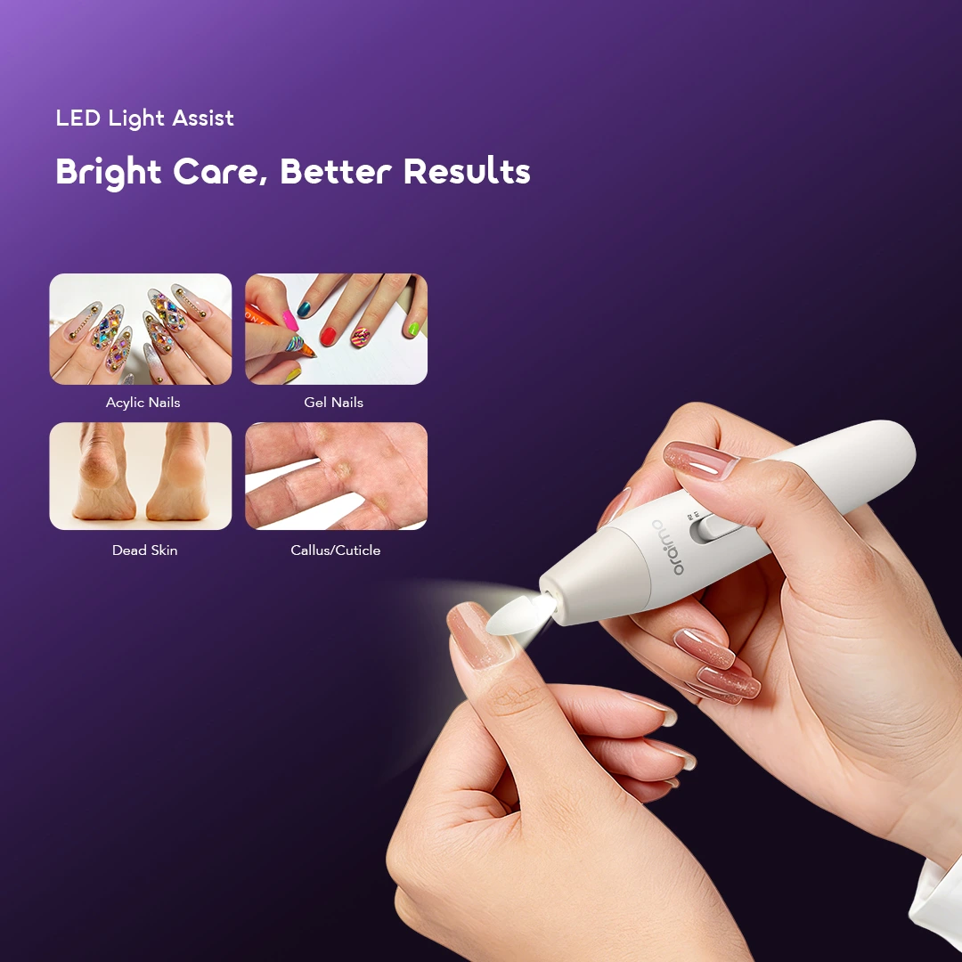 oraimo Manicure Set Tipsy OMS-210N 6 LED Light Assist