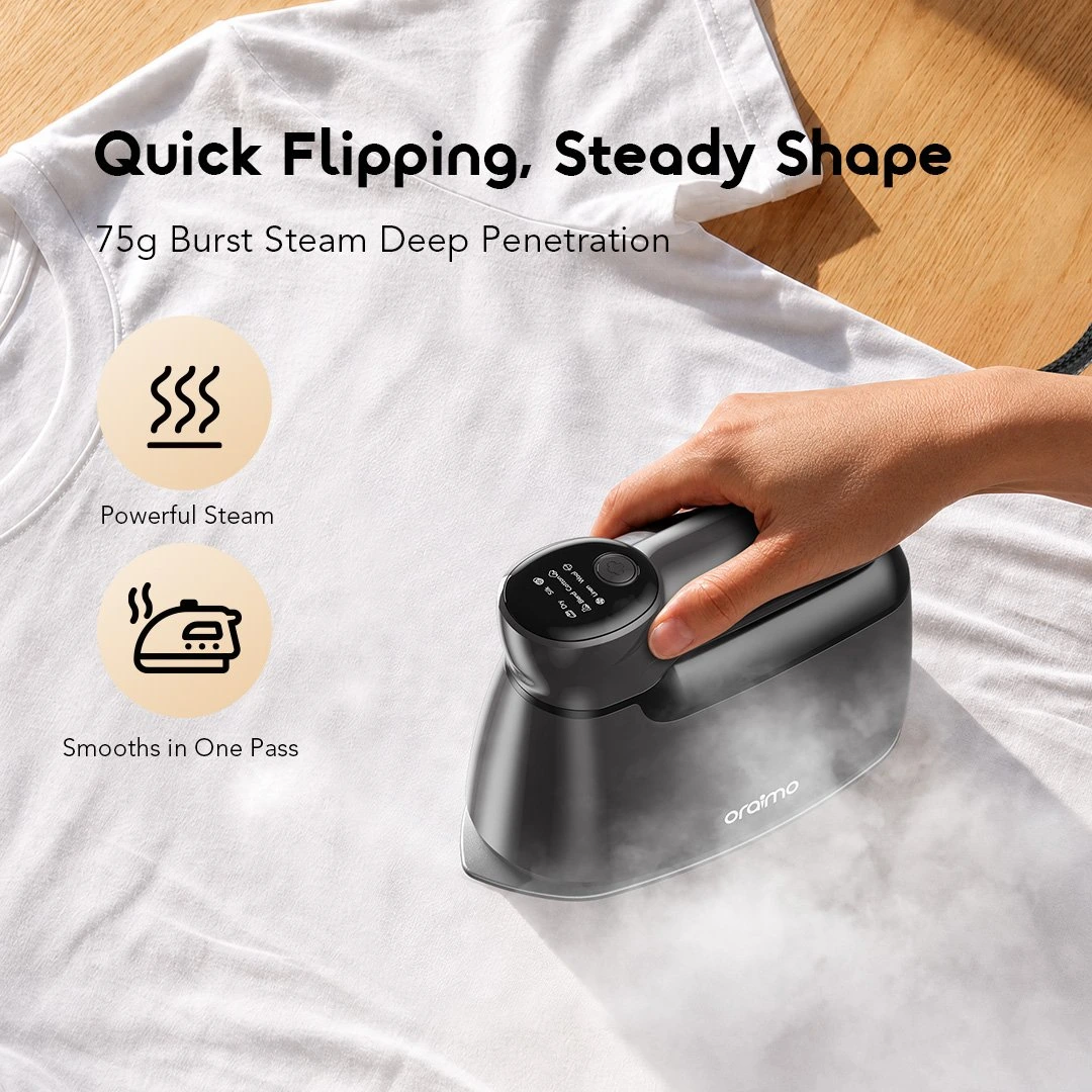 oraimo steamcore lite electric iron africa OEI-201A 06 quick flipping