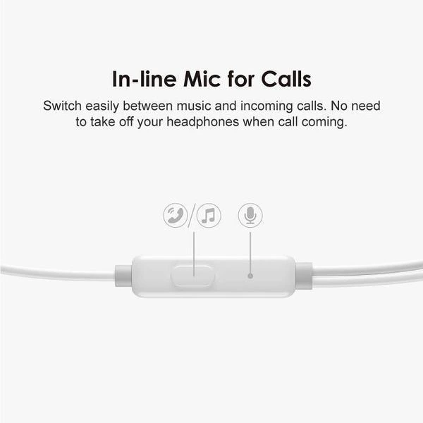 Oraimo Halo 2S Half In-Ear Wired Headphones official product image