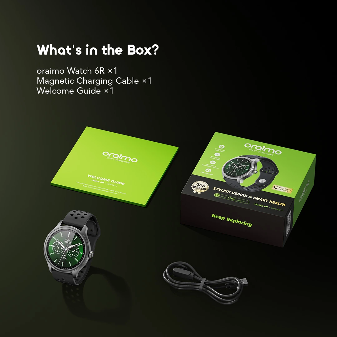 oraimo anti-scratch smart watch watch 6r osw-823 in the box 11