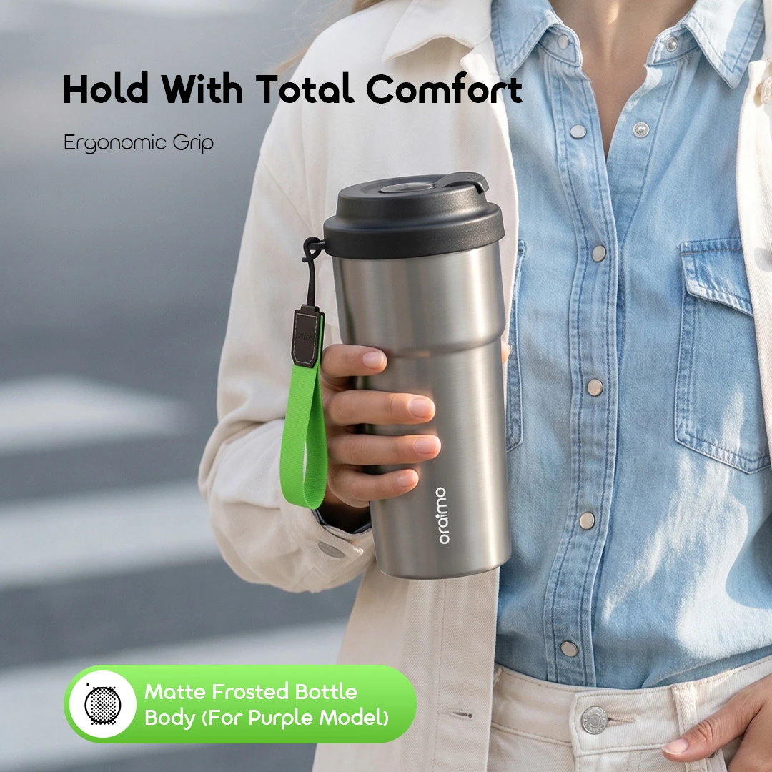 oraimo Insulated Water Bottle QuickSip 620 OHDW-001 05 Hold With Total Comfort