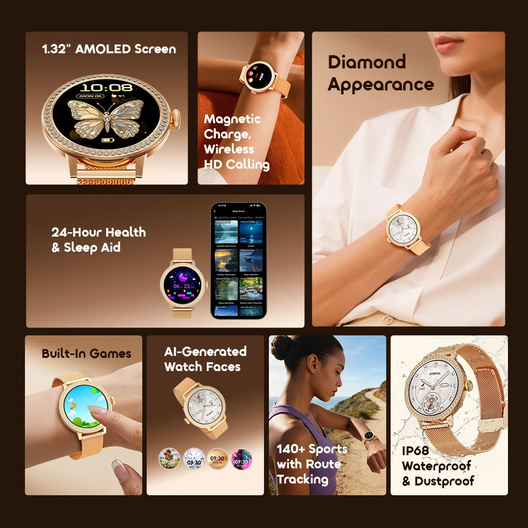 oraimo Smart Watch Watch Muse 2 OSW-833N 2 Features