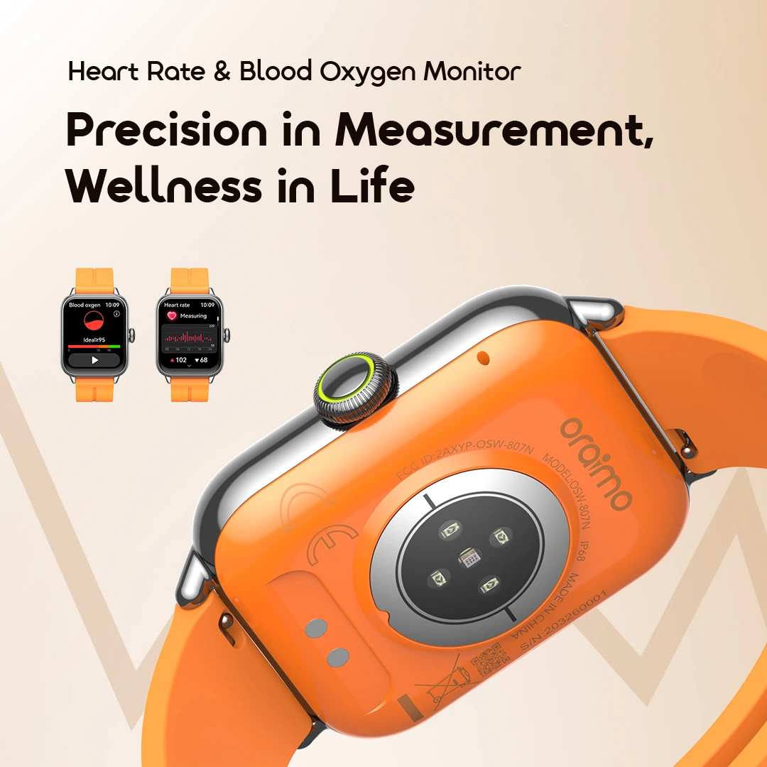 oraimo Smart Watch Watch 6 Nano OSW-807N  6 heart rate blood pressure monitor