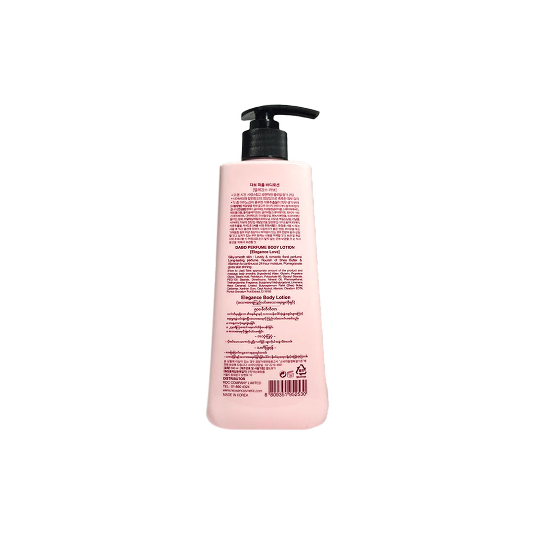 Dabo Elegance Love Perfume Body Lotion 500 ml