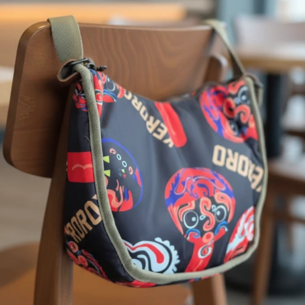 Messenger Shoulder Tide Bag ( black brown color )