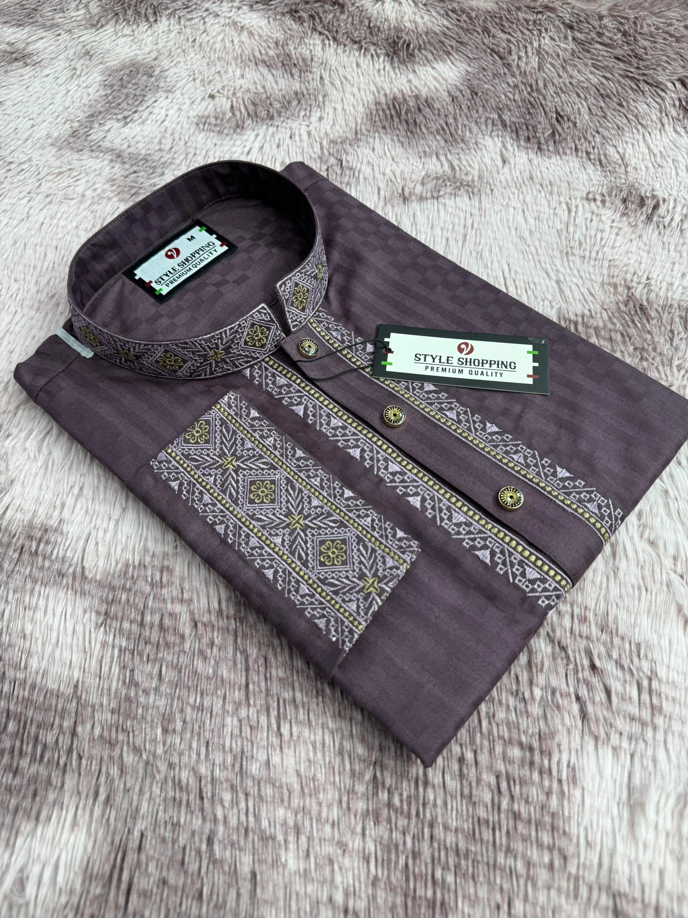 Eid Collection 2026 Purple Color Embroidery Punjabi