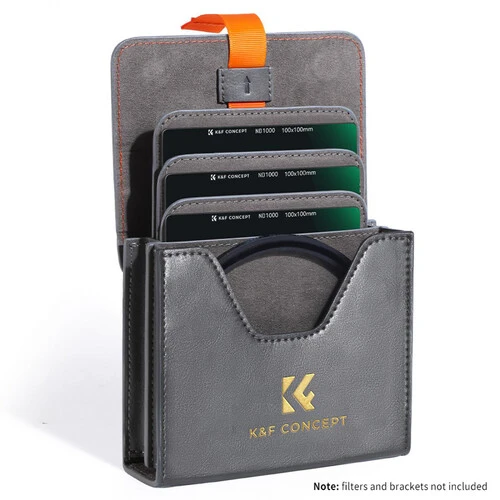 K&F Concept 4-Pocket Filter Case – Holds 3 x 100mm & 1 Circular Filter KF13.106