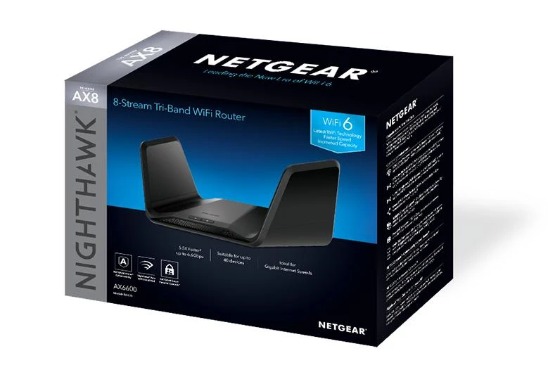 Netgear Nighthawk RAX70 AX6600 Tri-Band WiFi 6 Router