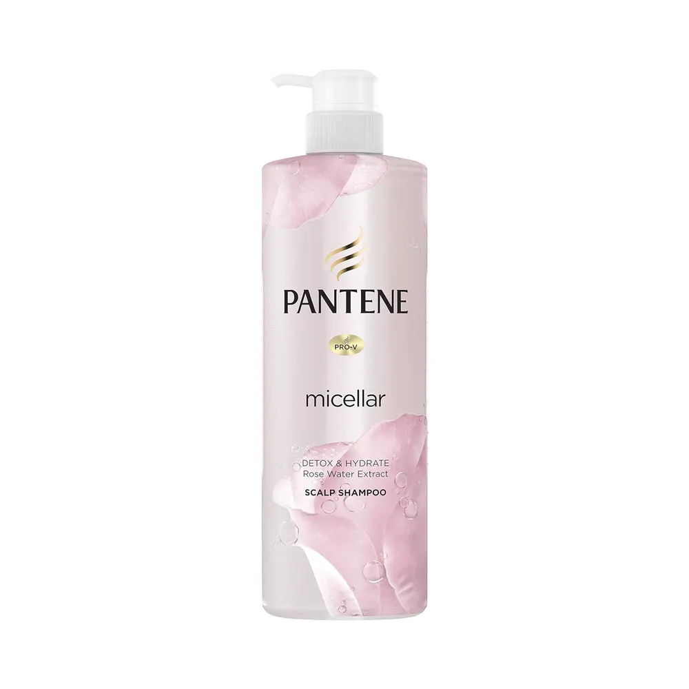 Pantene Micellar Detox & Hydrate Rose Water Extract Shampoo 530ml