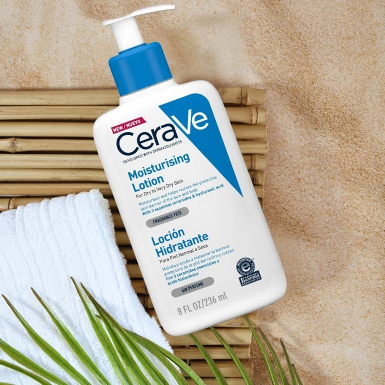 CeraVe Moisturising Lotion | 236ml | Daily Face, Body & Hand Moisturiser for Dry to Very Dry Skin