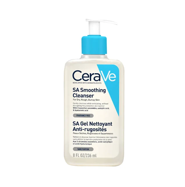 CeraVe SA Smoothing Cleanser 236ml - Made in UK