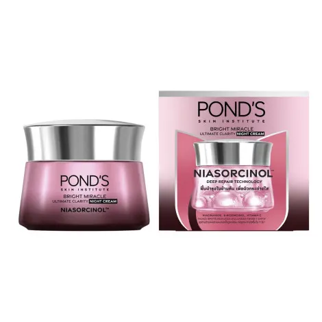 Ponds Bright Miracle Ultimate Clarity Niasorcinol Night Cream 45g