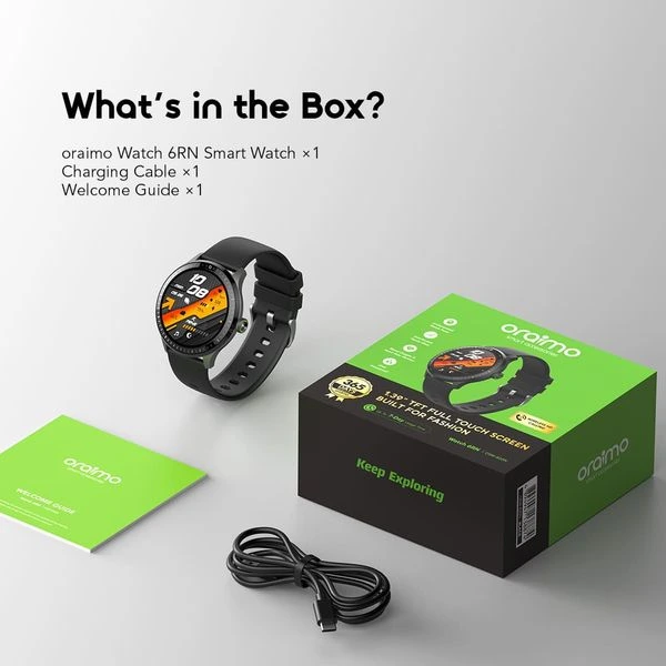 Oraimo Watch 6RN 1.39-inch TFT Full Touch Smart Watch (OSW-825N) official product image 4