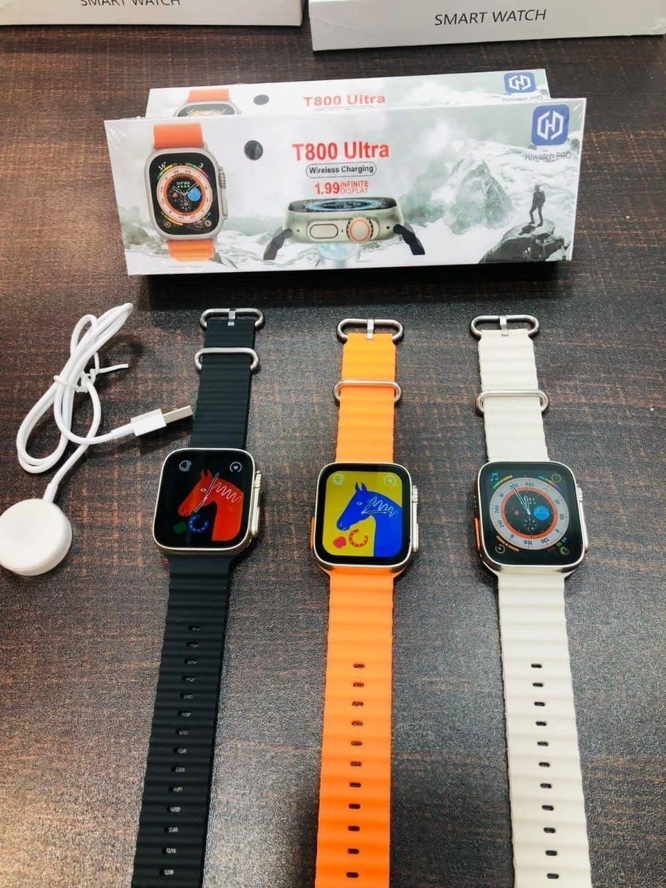 T800 ultra 1.99" full screen touch Smart Watch