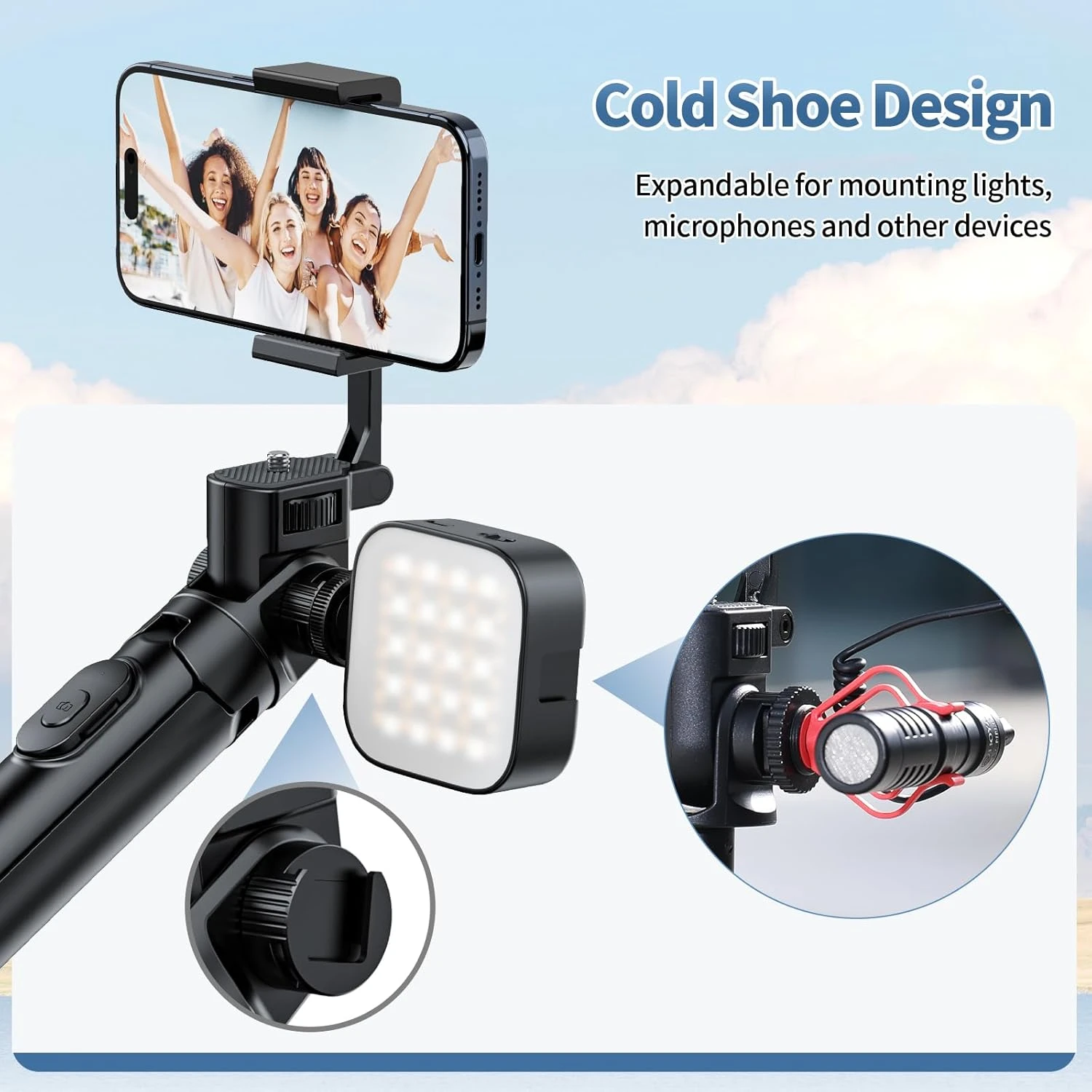 ULANZI MT70 Upgrade 63" Phone Tripod