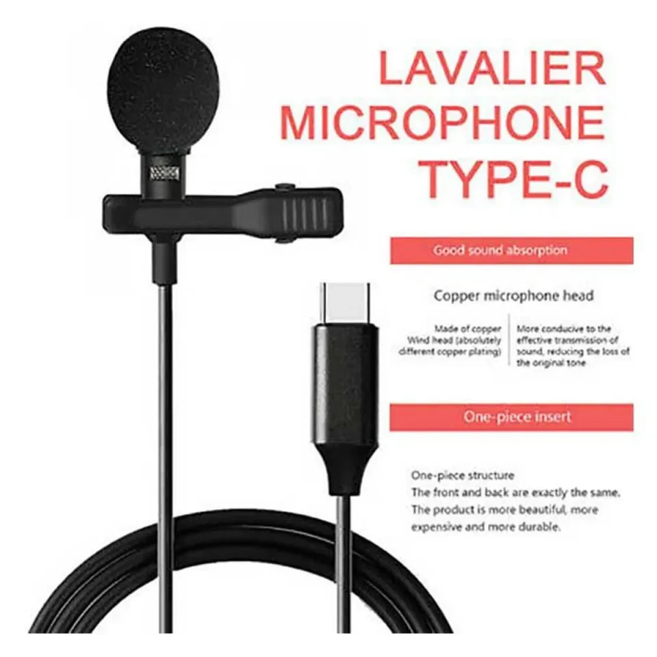 JH-042 Type-C Lavalier Microphone