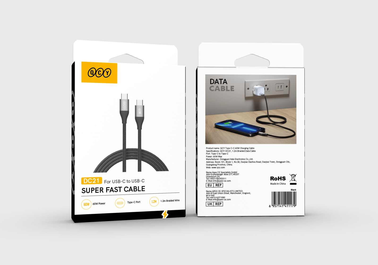 QCY DC21 60W Super Fast Cable (DC21) feature image 2