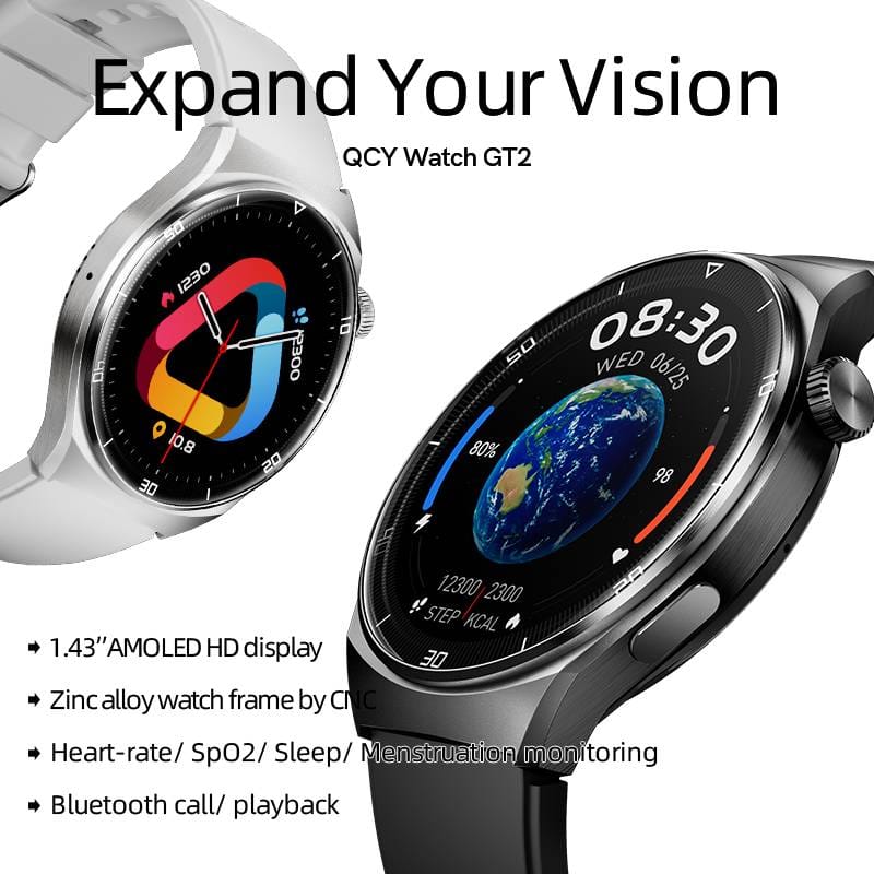 QCY Watch GT2 AMOLED Display High-Definition Smart Watch feature image 5