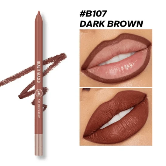 1pcs Beauty Glazed Lively Waterproof & Long Lasting Lip Liner - 9 Shades Available