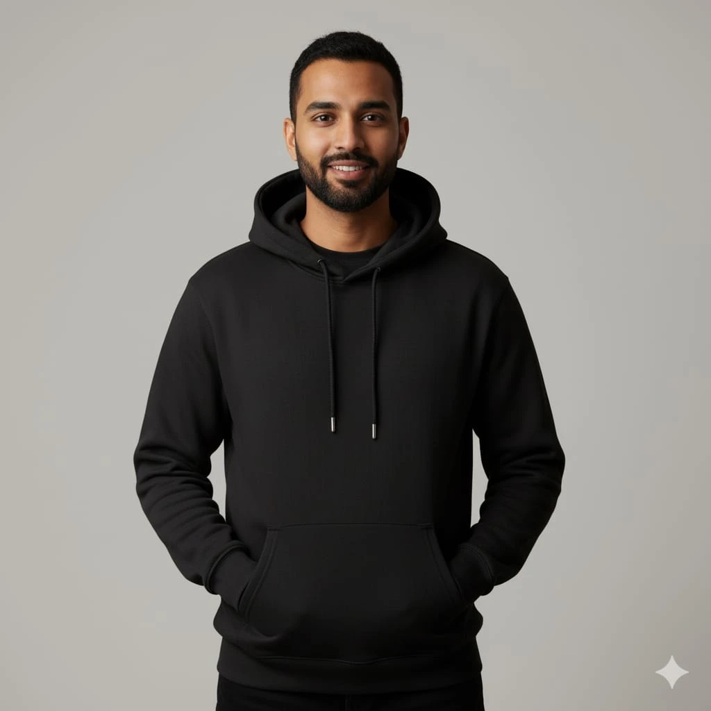 •Solid Hoodie• (Size L)