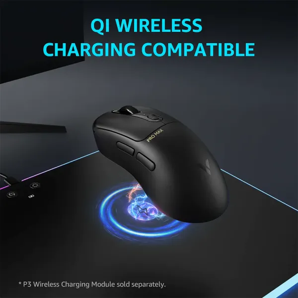 Rapoo VT3 Pro Wireless/Wired Lightweight Gaming Mouse – Black