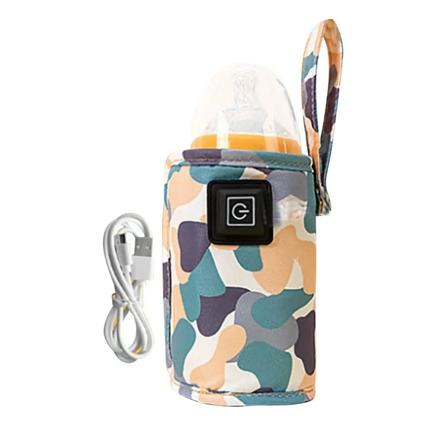 USB Milk Water Bottle Warmer Travel Stroller Insulated Bag Infant Bottle Feeding Warmer | Portable USB Bottle Warmer, Milk Water Warmer Safe Insulated Baby Bottle Stroller Bag Multipurpose On The Go O