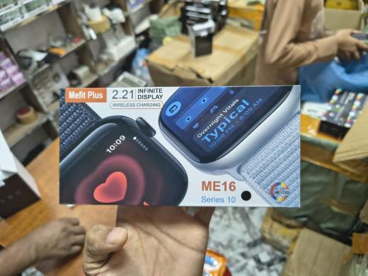 ME16 Series 10 Smartwatch - AMOLED Display with ( 2 Strap) Smart Watch Bluetooth Calls Sleep Monitoring Multiple Sports Smart Watch For Android and ios