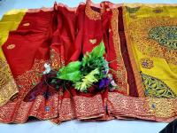 এমব্রয়ডাড়ী ধুপিয়ানসিল্ক শাড়ী
